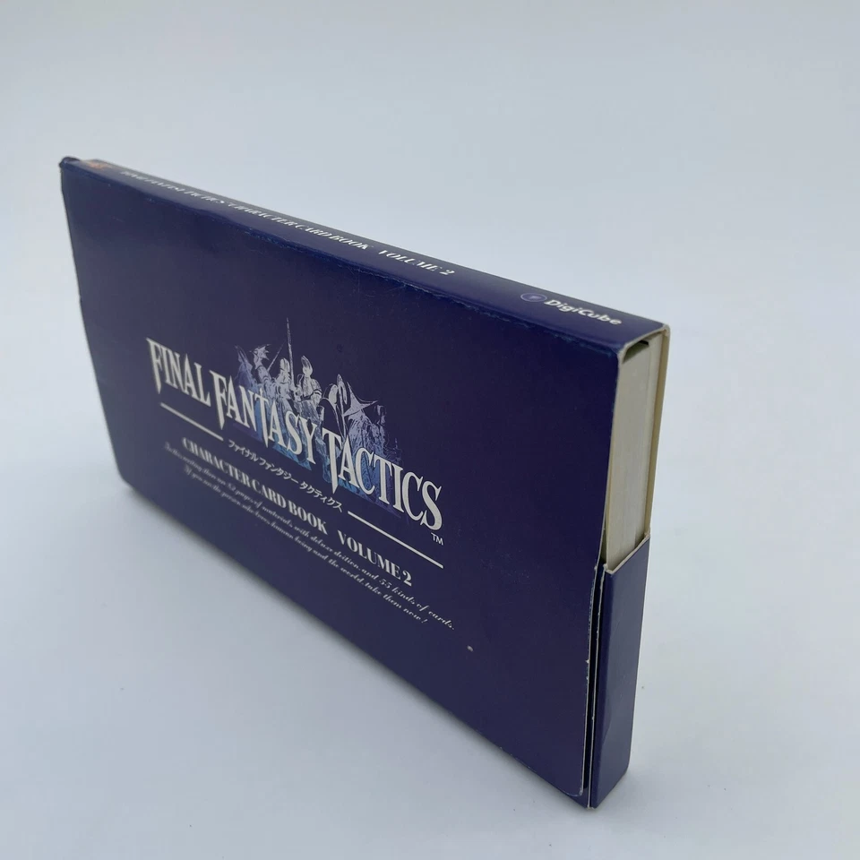 Libro de cartas de personajes de Final Fantasy Tactics Vol.1 inglés 1997 Foto 3 de 4