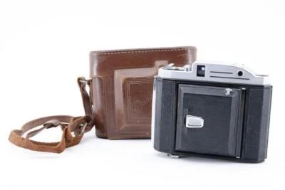 [Near MINT w/Case] KONICA PEARL II B Rangefinder 6x4.5 Hexar 75mm f/4.5 JAPAN - Photo 1/4