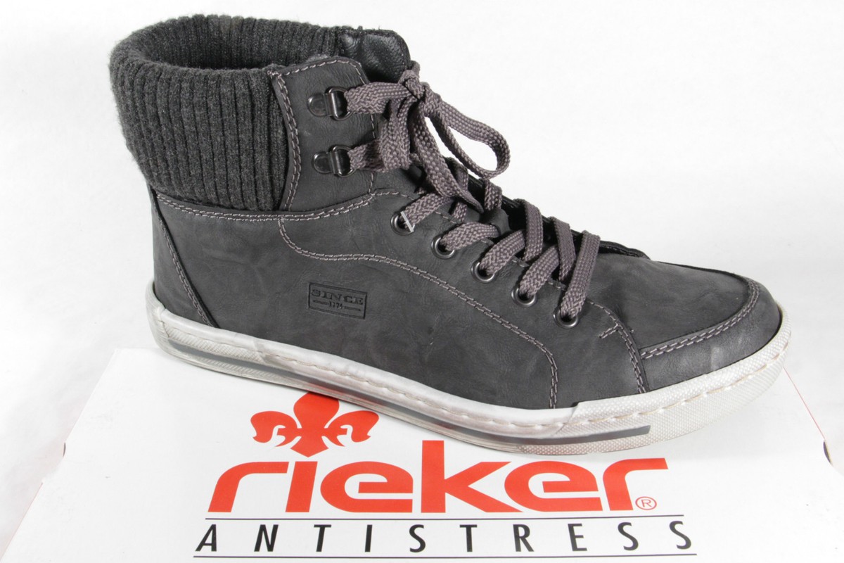 Grey Rieker Winterboots Grau Rieker Stiefel Boots 38032