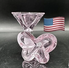 Primium 14mm  PINK  Thick Glass Butterfly Male Bowl Head Piece Hookah Slide