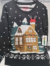 Tipsy Elves Light Up Christmas Sweater Medium Brand New