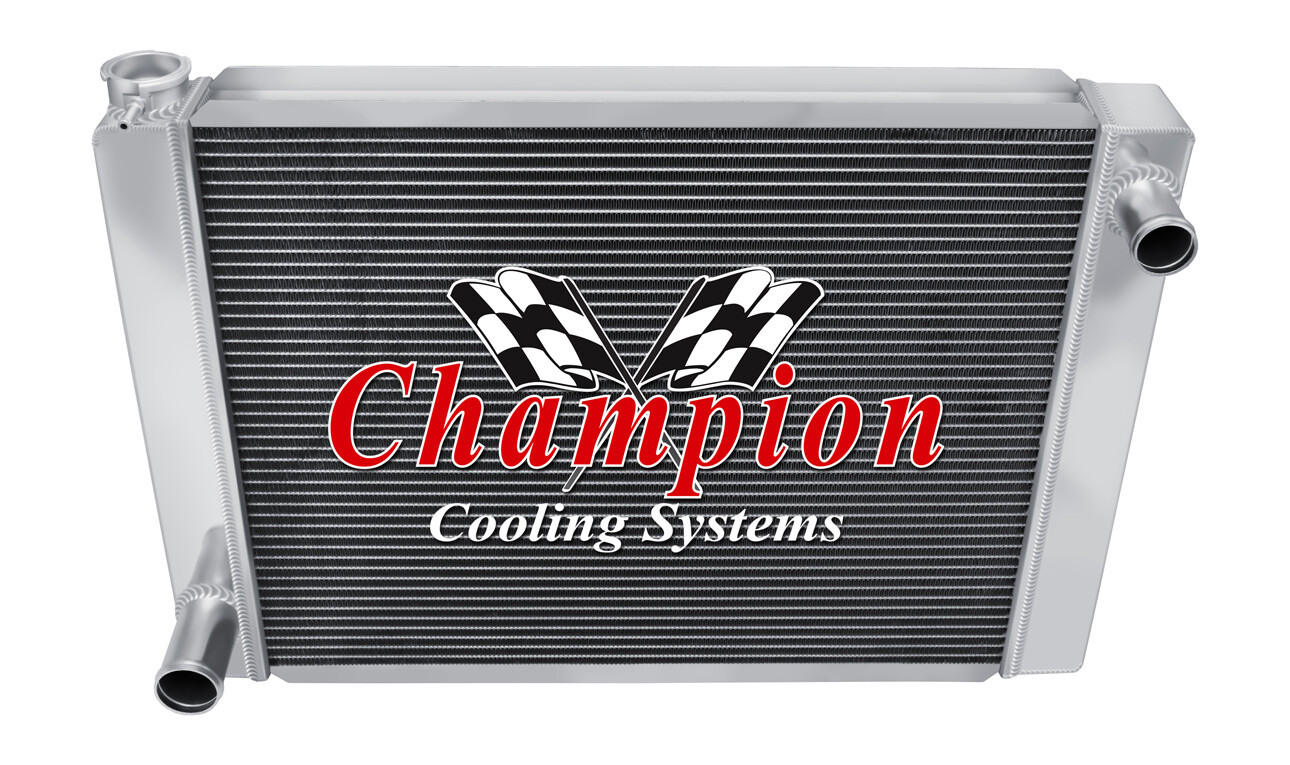 Super Champion 22 Wide 3 Row Universal Series Radiator Ford Configuration