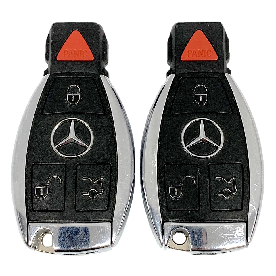 2017 2018 Mercedes-Benz GLE350 OEM Remotes + Uncut Keys IYZDC07 DC10 DC11 DC12 - Image 3 of 4