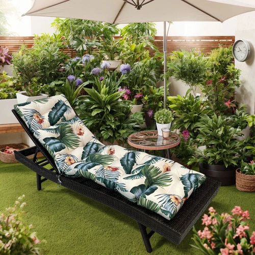 Outdoor Chaiselongue Kissen Wasserdicht Terrasse Faltbar Chaiselongue Kissen USA - Bild 3 von 117