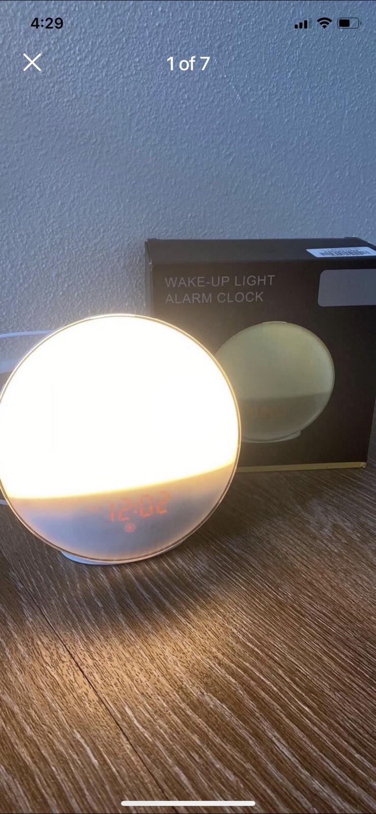 Sunrise Alarm Clock with Sunset Mode & Gentle Night Light-image