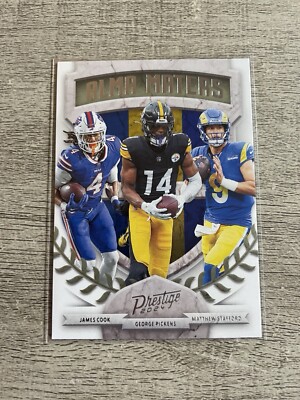 2024 Panini Prestige Alma Maters James Cook / George Pickens / Matthew Stafford