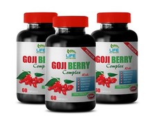 Cápsulas de bayas de goji - Extracto de bayas de goji 300 mg 3B - Suplemento de zeaxantina