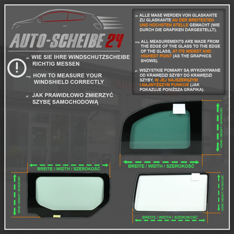 Seitenscheibe Scheibe fenster FIAT DUCATO CITROEN JUMPER PEUGEOT BOXER 1400x665 - Bild 2 von 4