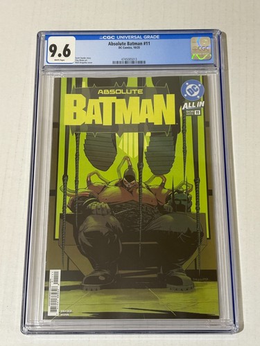 Absolute Batman # 11 (10/25) 1st Print CGC Graded Comic Book 9.6 NM+ WP