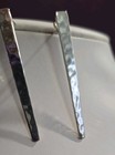 Silpada Hammered Sterling Silver 925 Bar Post Earrings. New. Never Released.  — photo 2