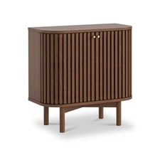 Roseland Furniture Shorwell Dark Oak Slatted Cupboard RRP £300