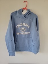 Columbia University Unisex Size Large Hoodie Sweatshirt. Blue. League 91