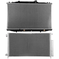 Radiator & AC Condenser Cooling Kit For 2003 2004 2005-2007 Honda Accord 2.4L