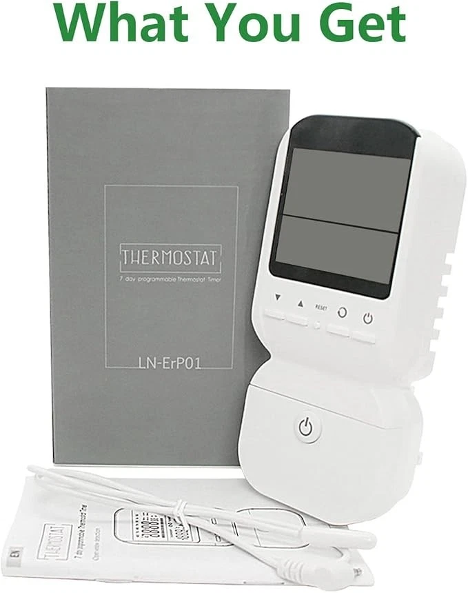 Digital Programmable Plug in Thermostat, electrical infrared Heating - clearance - Image 2 of 4