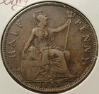1933 George V Half Penny — photo from another recent sale