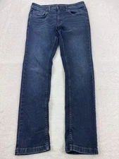 The Perfect Jean NYC Men 30 Skinny Fit Blue Dark Indigo Wash Stretch Flex 30x30