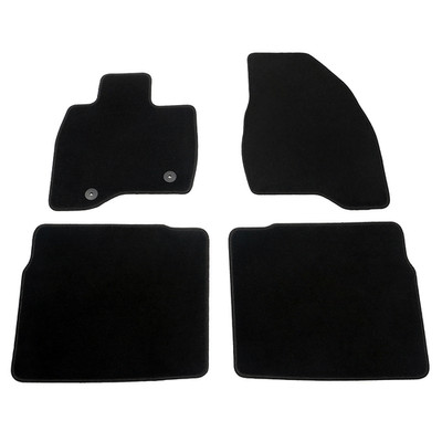 4-Piece Black Nylon Floor Mats – For 1994-1998 Ford Mustang (Front & Rear, Non-Slip)