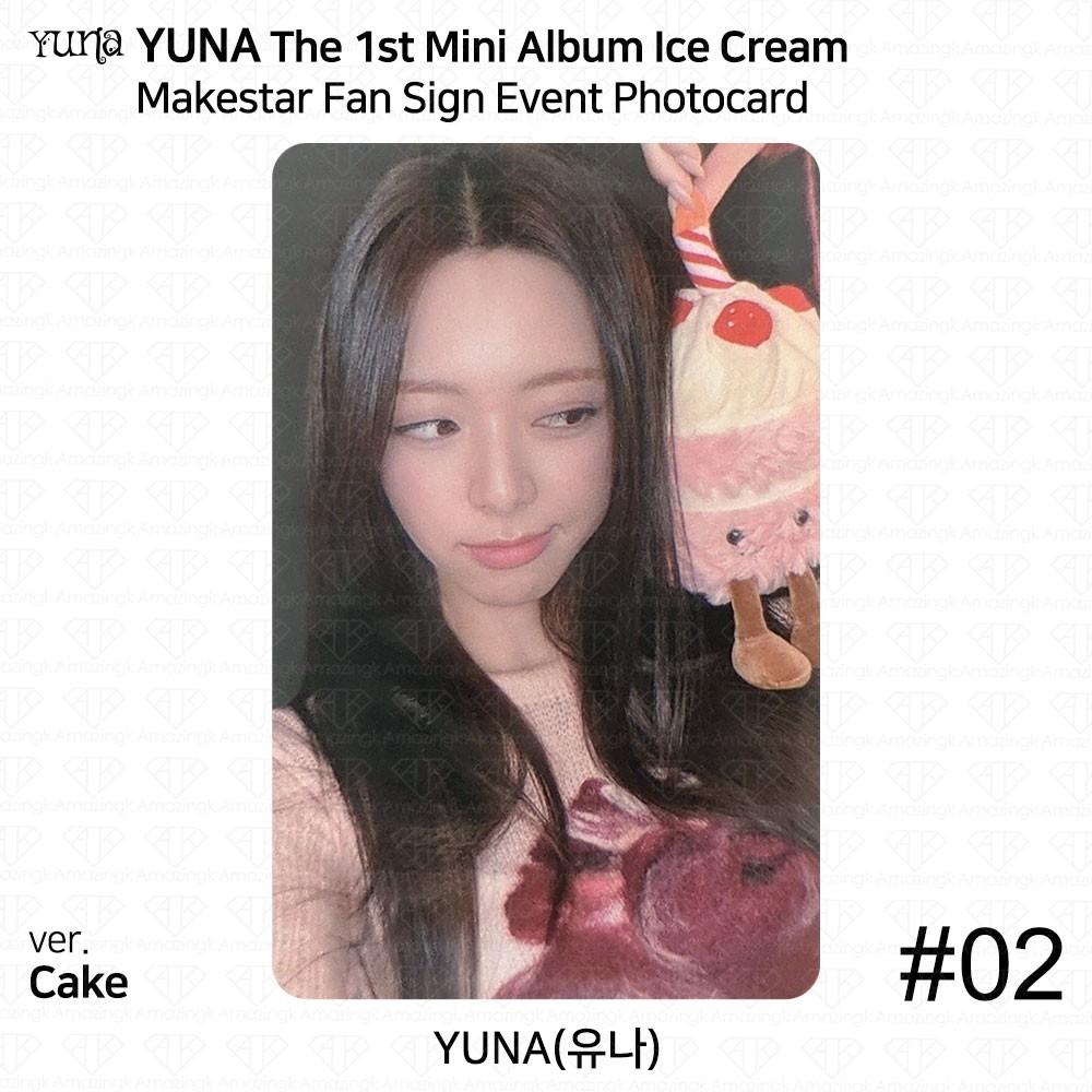 Yuna From ITZY 1st Mini Album Ice Cream MakeStar Fan Sign