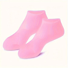 2 Pack Silicone Foot Socks - Deep Nourishing Cracked Feet Gel Spa Relaxing Massa