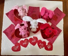 JuJu CJ Hendry Valentine Full Set of 5 Plush Toy Keychains Limited Brand New