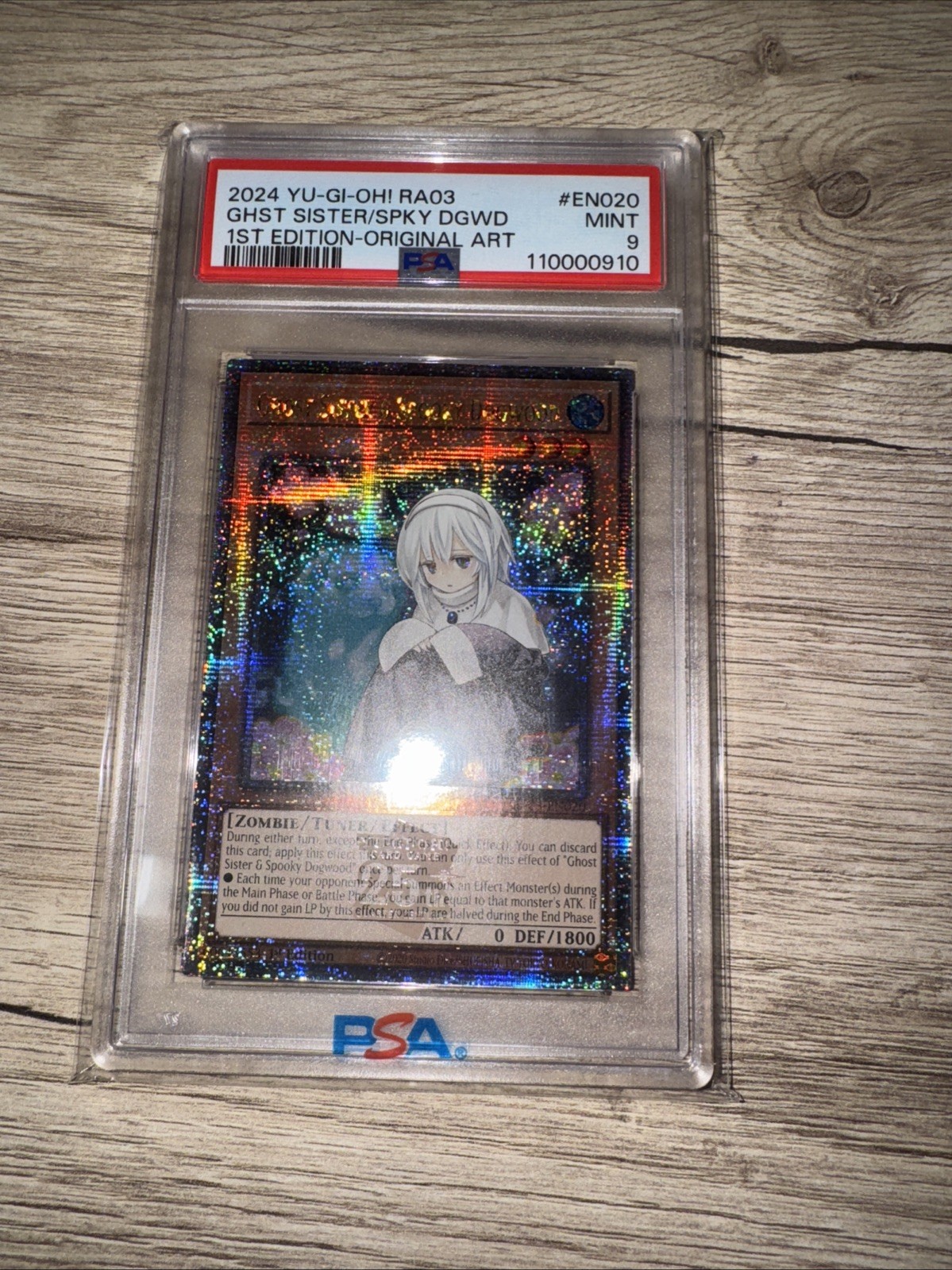 Ghost Sister & Spooky Dogwood Quarter Century Secret Rare 1st Edition RA03-EN020