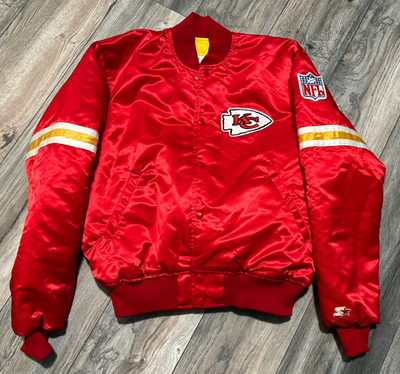 #ad #ad VTG 80#x27;s Starter Pro Line Kansas City Chiefs NFL Satin Jacket Men#x27;s L USA Mint $350.99