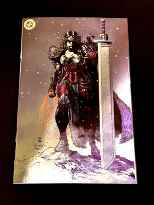 2024 DC Comics ABSOLUTE WONDER WOMAN Issue #1 Cover J Jim Lee Foil NM+ 1st Print