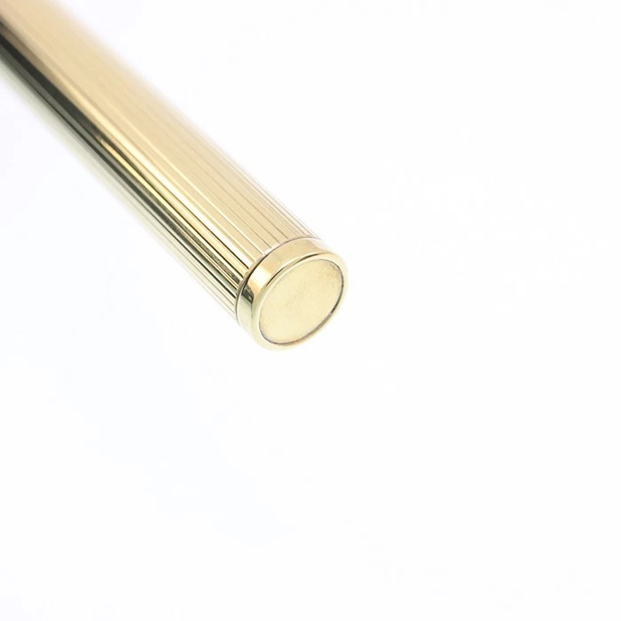 Linha de caneta-tinteiro A.DUNHILL banhada a ouro metal nova na caixa EF 14K ferramenta de instrumento de escrita - Imagem 4 de 4