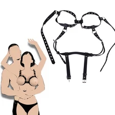 Woman Breast Cover Female Chest Hood Breast Binder Body Bondage BDSM For Women