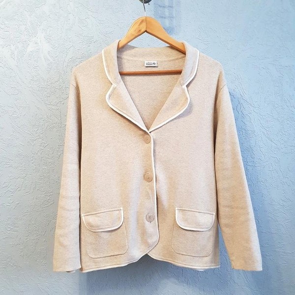 Women & Other Stories Sweater Beige Cotton 40 / L #3GK2