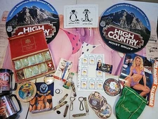 Junk Drawer 31pc Lot Vtg Misc Items Mens Ephemera Hooters Carshade Snap On Read