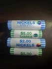 1776-2026 P&D Semi Q Dime And Nickle Rolls Sealed 2 Rolls Nickel & 2 Rolls Dimes