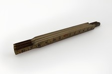 Vintage Wooden Rabone Chesterman No 1642 Folding Rule Ruler