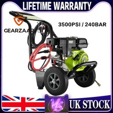 GEARZAAR 3500PSI / 240BAR Pressure Washer POWER JET CLEANER Petrol