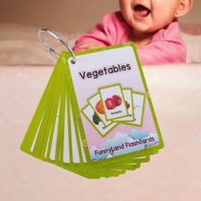 English Flash Cards Portable Pocket Card for Children Kids Pre Kindergarten