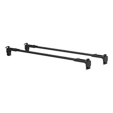 Curt 18122 Roof Rack Crossbars Black Steel Fits 18-26 Jeep Wrangler Jlgladiator