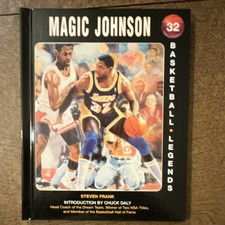 Steven Frank Magic Johnson Basketball Legends Hardcover Biography Chelsea House