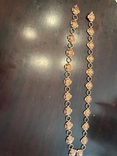 Vintage stamped Thunderbird Link concho Southwestern handmade belt or necklace