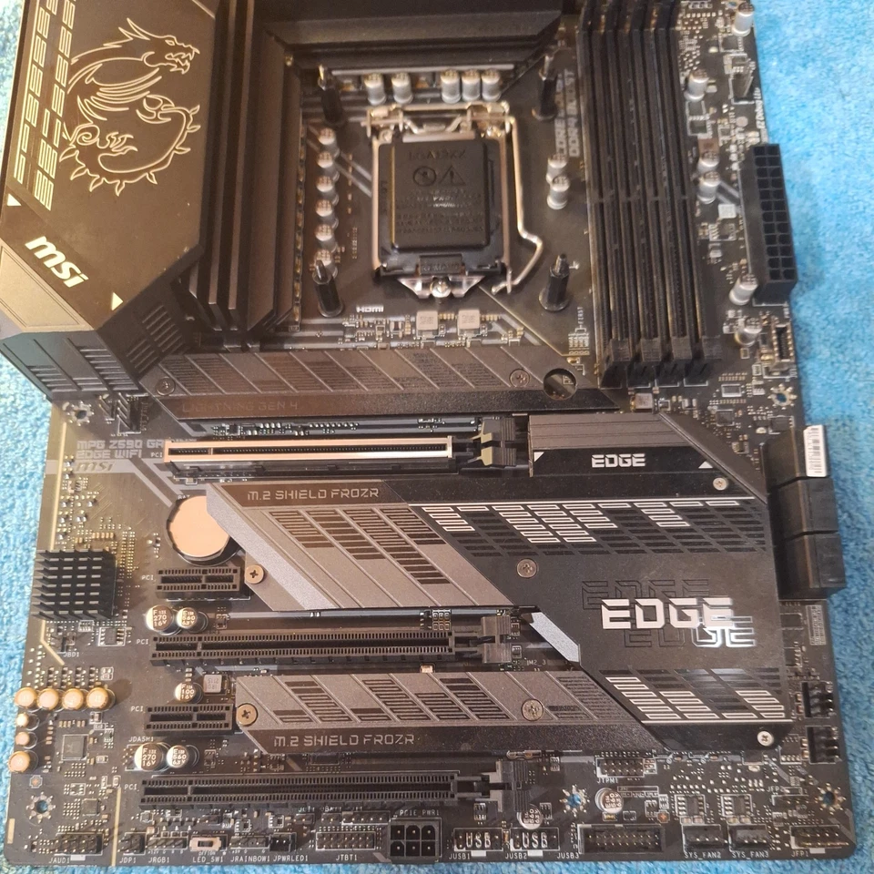 Материнская плата Intel MSI MPG Z590 GAMES EDGE WIFI LGA 1200 Intel Z590 ATX - Изображение 3 из 4