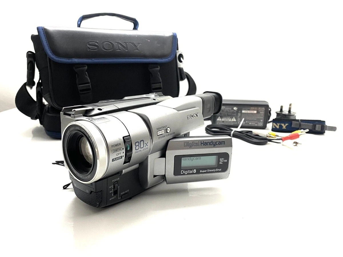 SONY Video8 Handycam 本体 Preços baixos em Câmeras de Vídeo Sony Hi8 80x Zoom Digital | eBay