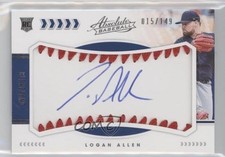 2020 Absolute Rookie Baseball Material Signatures /149 Logan Allen #136 Auto 4z8