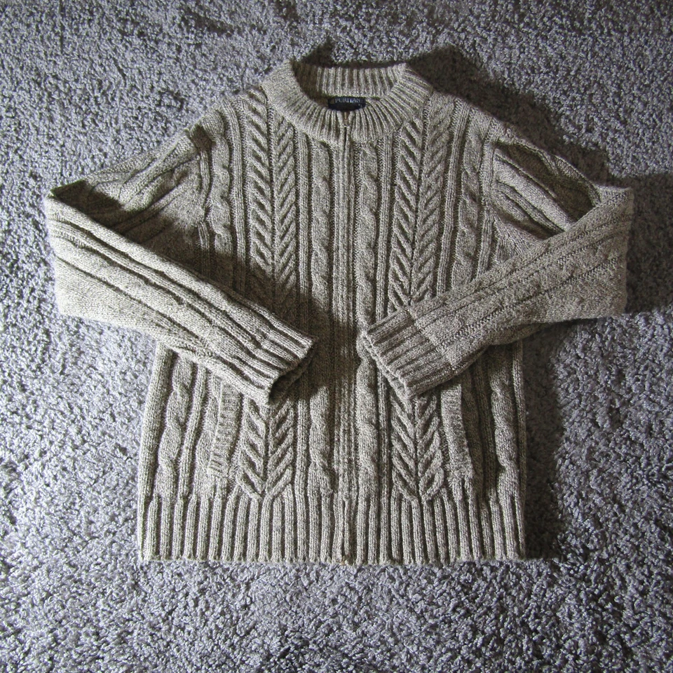 Vintage Puritan Sweater Mens L Made In USA 70s 80s Grandpa Crosby Lounge - Image 2 of 4