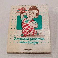 Vintage Unstruck Matchbook Marc's Big Boy Hamburger Restaurant Made in USA