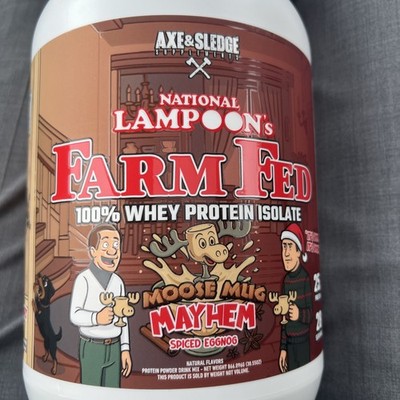 Axe And Sledge National Lampoons LIMITED EDITION Farm Fed Whey Isolate |