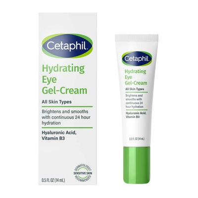 Cetaphil Hydrating Eye Gel Cream - 0.5 oz Sensitive Skin NEW IN BOX