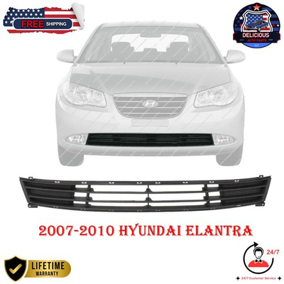 #ad #ad New Bumper Grille OEM Replace Textured Black For 2007 2010 Hyundai Elantra Sedan $24.57