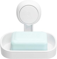 Seifenschale Wandmontage Weiß Tpe-Saugnapf Doppelschicht 3 Kg Badezimmer