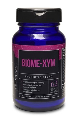 BIOME-XYM Probiotic Supports Digestive Intestinal Immune Health 62 Capsules