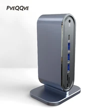 Laptop Docking Station dual monitor，USB Hub For Laptop With 4k HDMI 5Gbps USB3.0