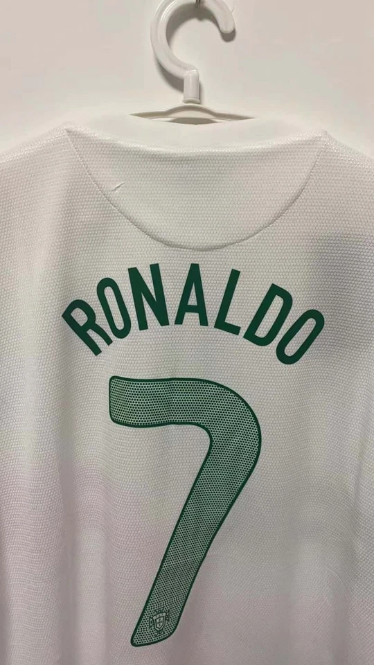 Camiseta deportiva retro premium manga larga CR7 Cristiano Ronaldo Portugal 2012 visitante #7 Foto 4 de 4